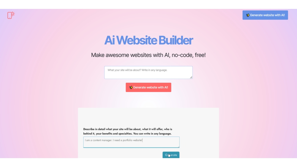 Mobirise AI Website Builder
