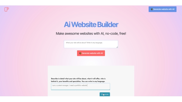 Mobirise AI Website Builder