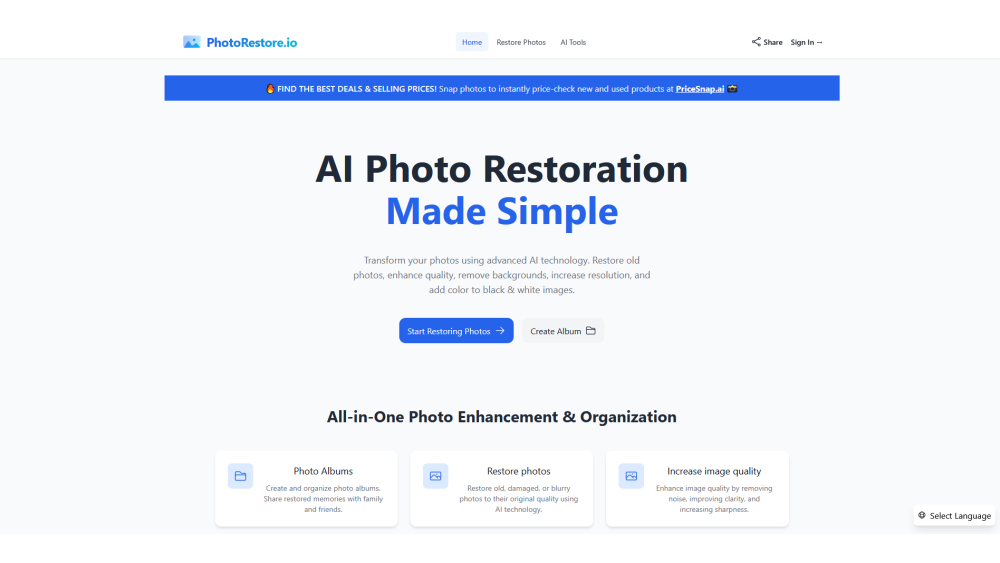 PhotoRestore.io