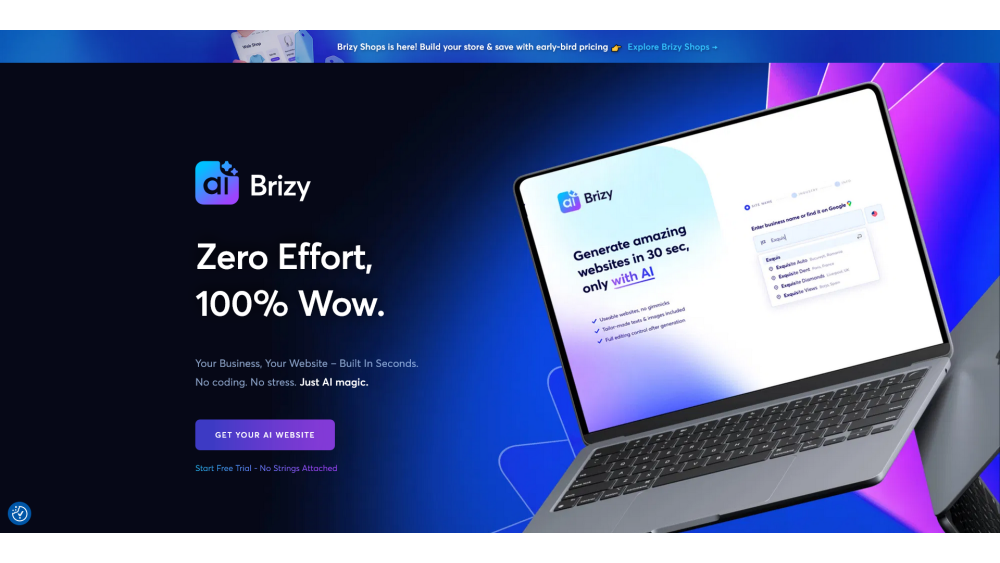 Brizy AI Website Builder