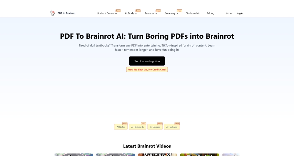 PDF To Brainrot