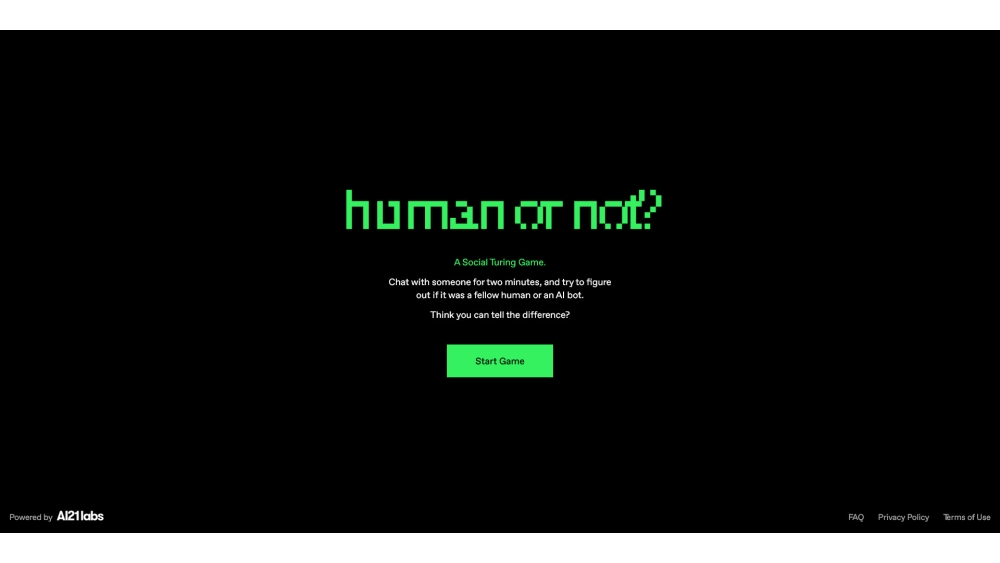 Human or Not?