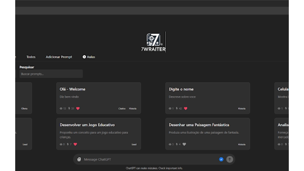 7wraiter - Chrome Extension