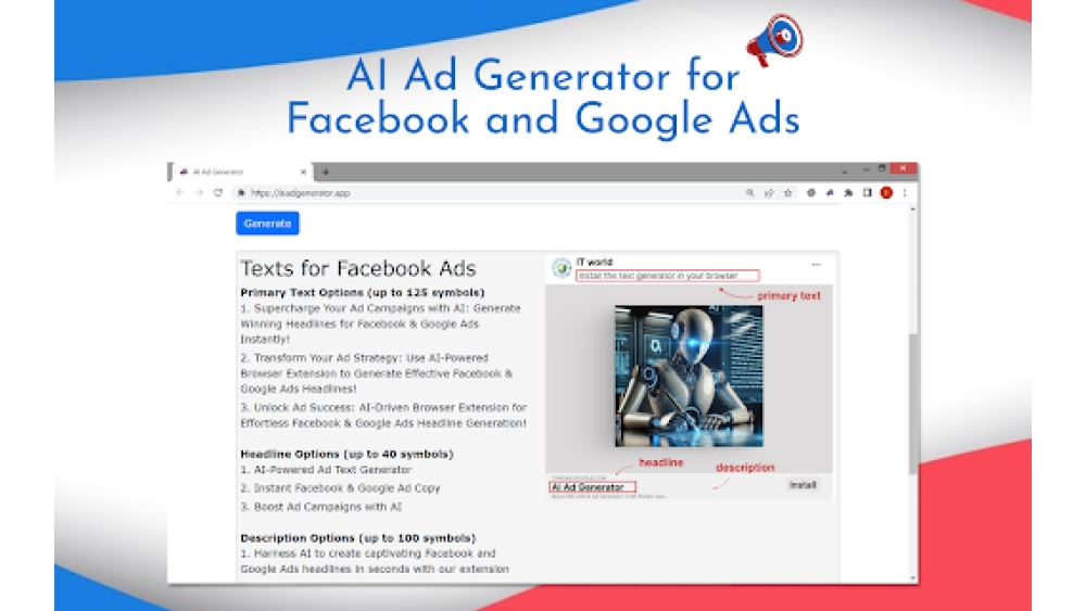AI Ad Generator - Chrome Extension