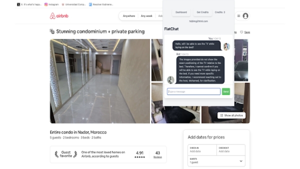 AI Airbnb/Idealista Chat Extension - Chrome Extension