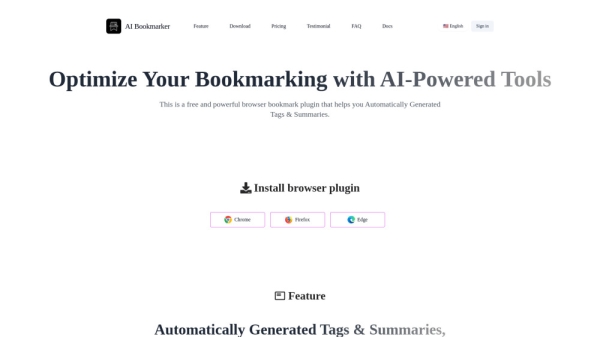 AI Bookmarker