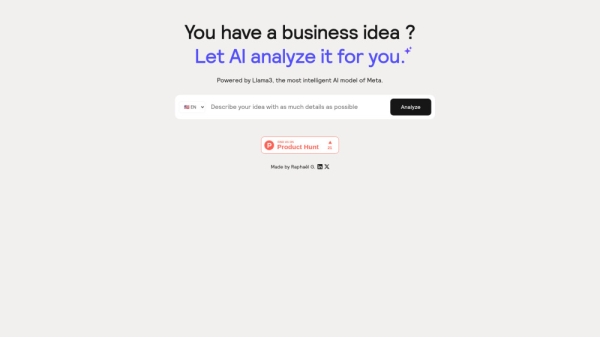 AI Business Idea Analyzer