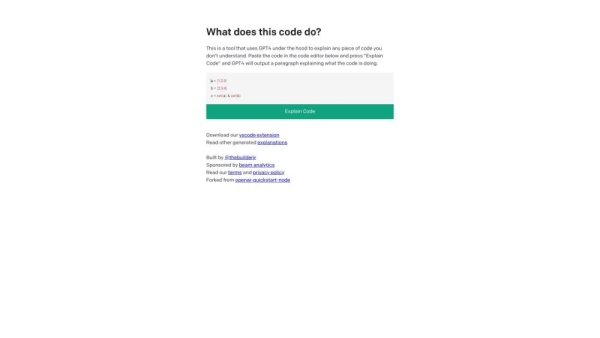 AI Code Explainer
