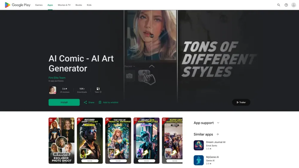 AI Comic - AI Art Generator