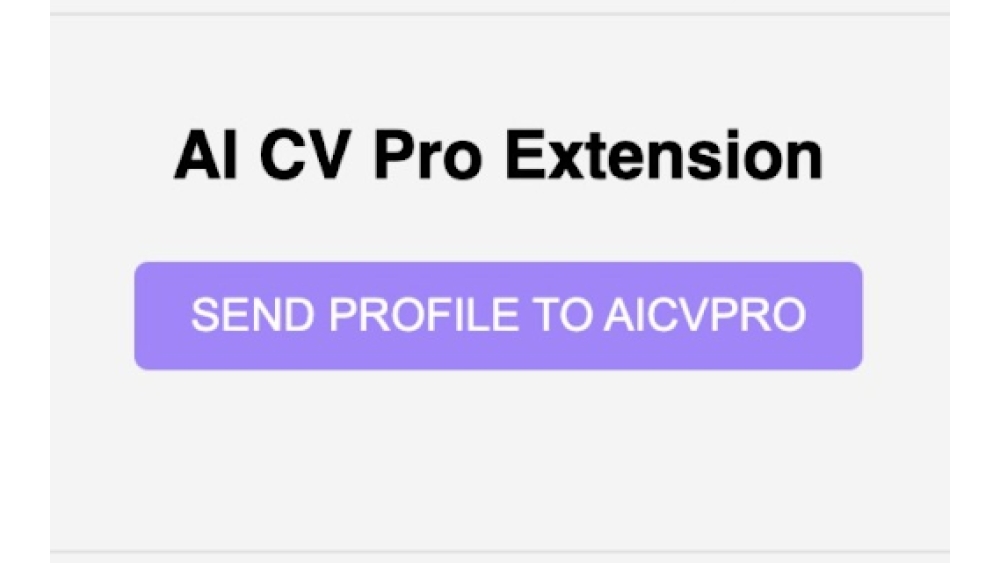 AI CV Pro - Chrome Extension