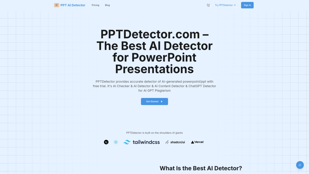 AI Detector for PPT