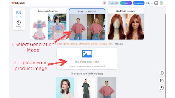 AI Fashion Models Generator - Chrome Extension