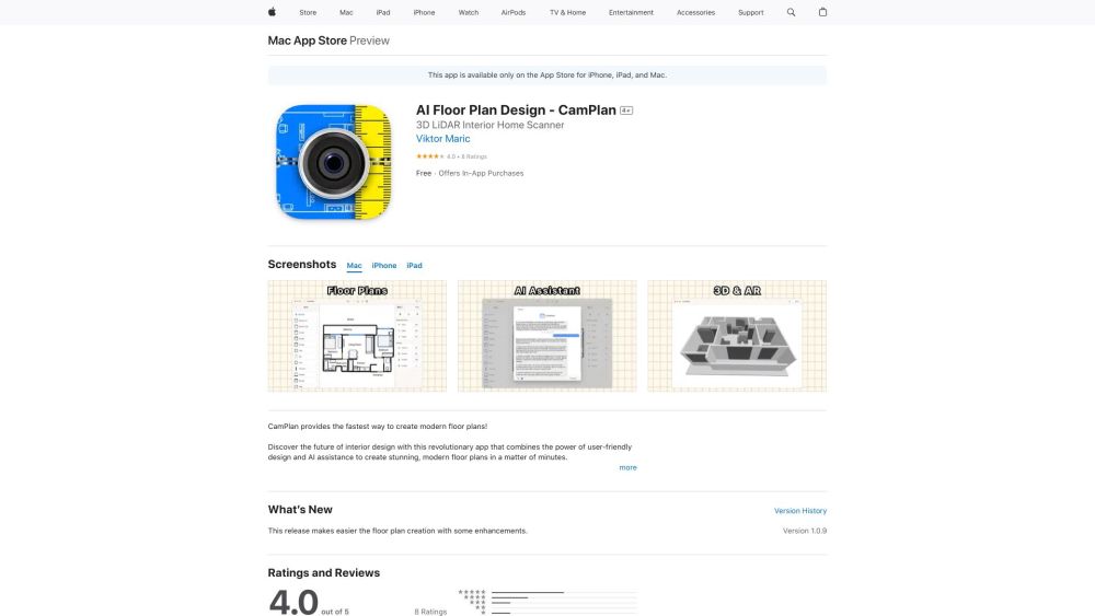 AI Floor Plan Design - CamPlan