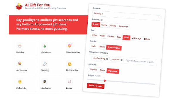 AI Gift Idea Generator - Chrome Extension
