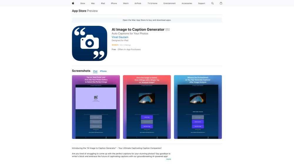AI Image to Caption Generator