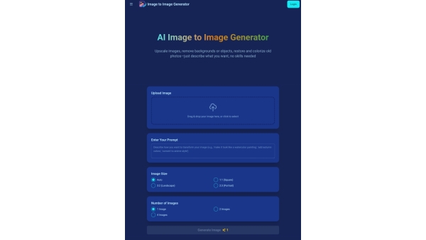AI Image to Image Generator
