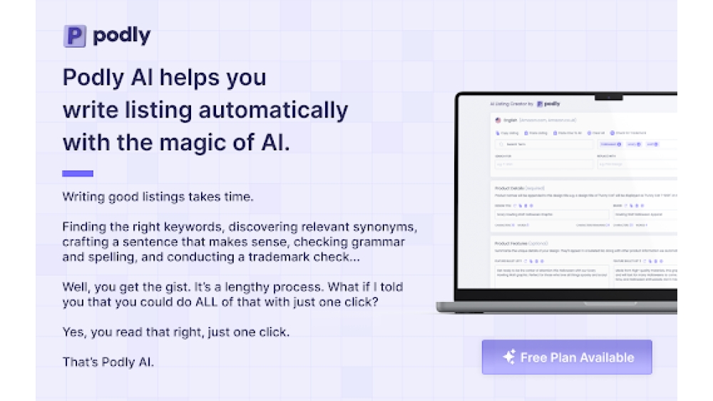 AI Listing Creator by Podly - Chrome Extension