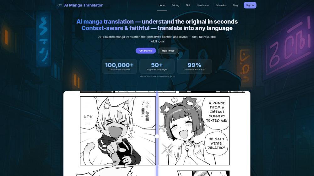 AI Manga Translator