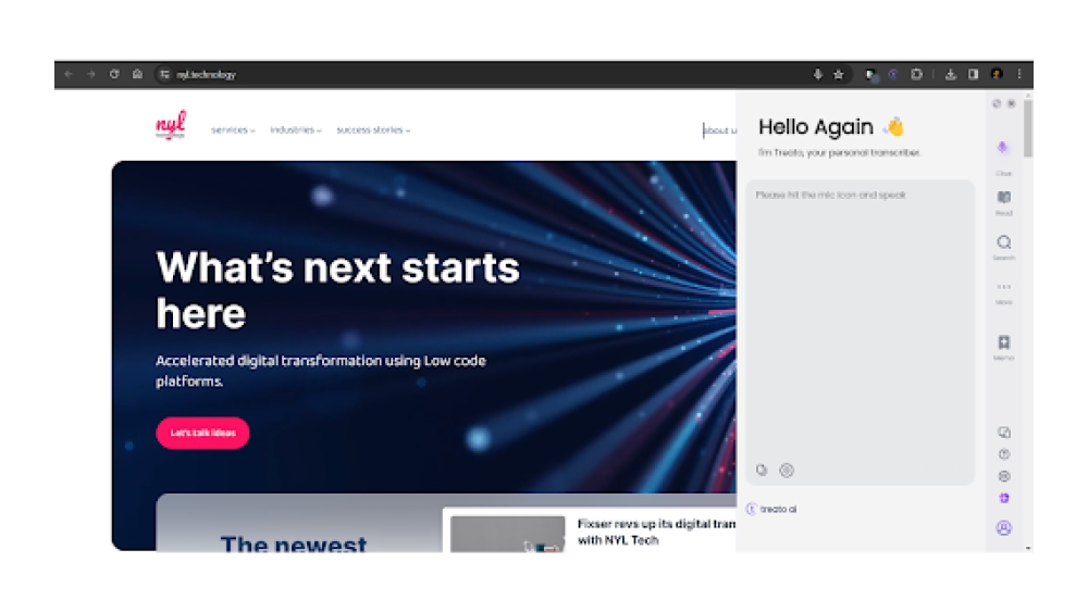 AI Medical Transcription & Translation Chrome Extension - Chrome Extension