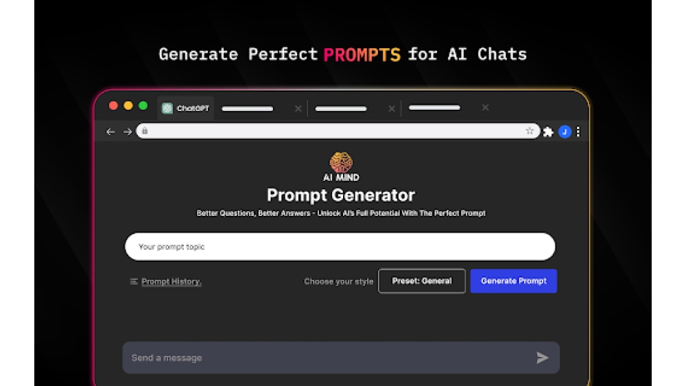 AI Mind Prompt Generator - Chrome Extension