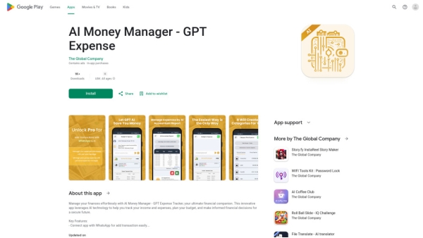 AI Money Manager - GPT Expense