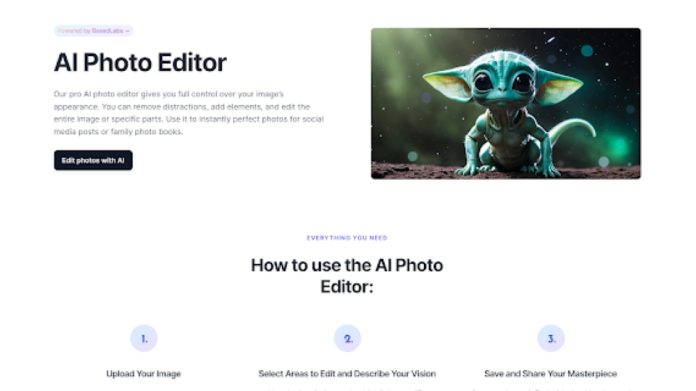 AI Photo Editor - Chrome Extension