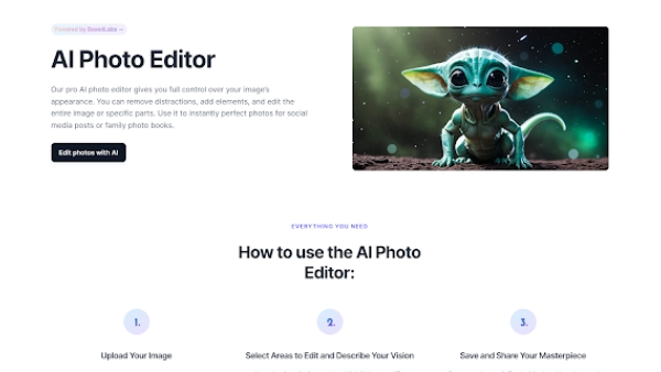 AI Photo Editor - Chrome Extension