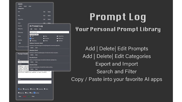 AI Prompt Log - Chrome Extension