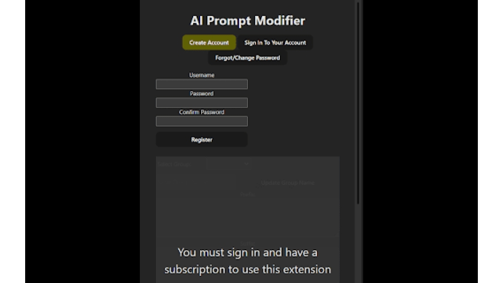 AI Prompt Modifier - Chrome Extension