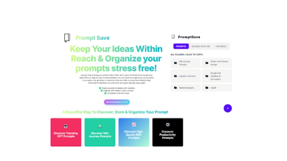 AI Prompt Saver Extension - Chrome Extension