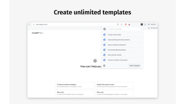 AI Prompt Template Builder - Chrome Extension
