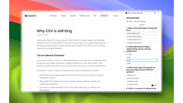 AI Quiz Generator - Chrome Extension