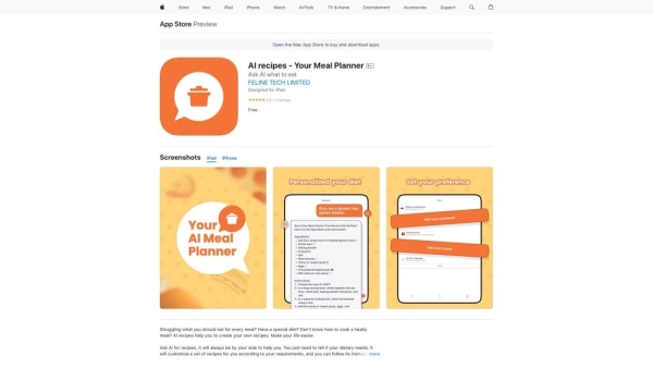 AI recipes - Your Meal Planner