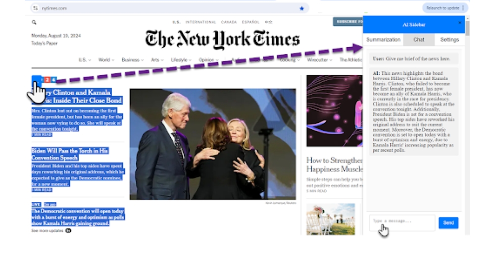 AI Sidebar Extension - Chrome Extension