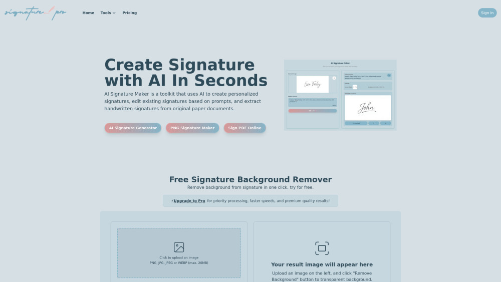 AI Signature Generator