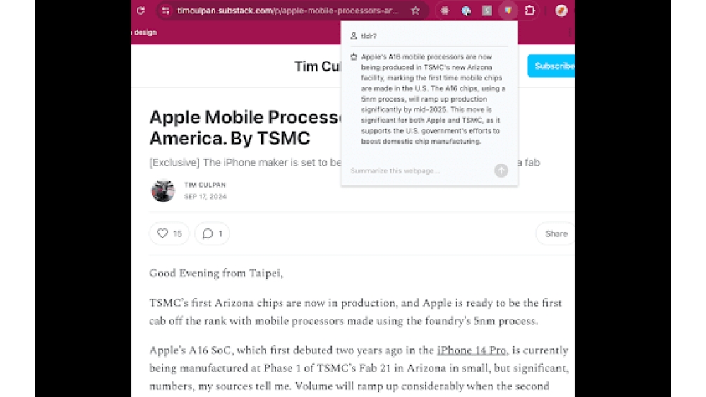 AI Tool Extension - Chrome Extension