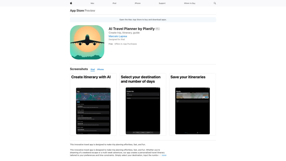 AI Travel Planner by Planify