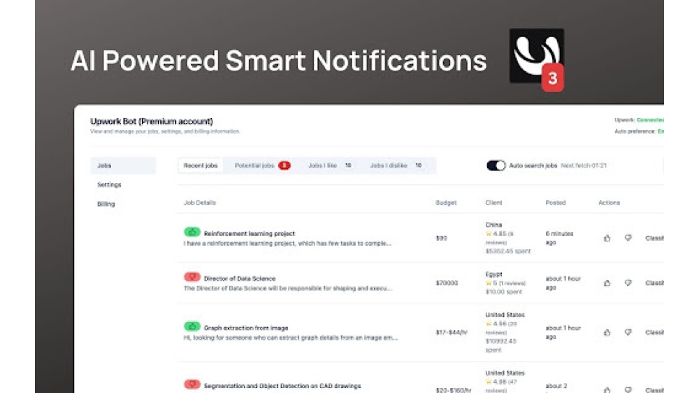 AI Upwork Bot - Chrome Extension