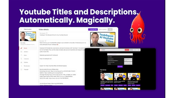 AI YouTube Title & Description Generator - Chrome Extension