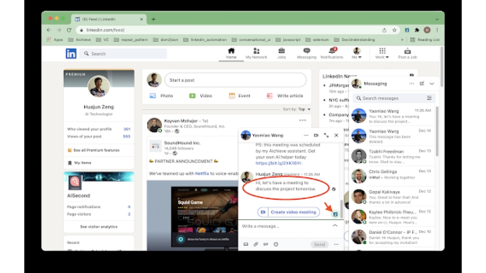 Aichieve - Chrome Extension