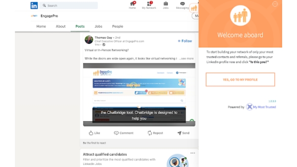 AI-enabled personal relationship building tool - Chrome Extension