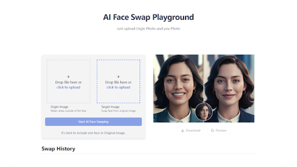 AIFaceSwap - Chrome Extension