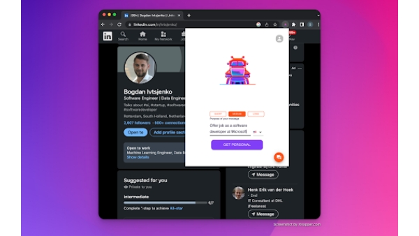 AI-Linkedin Messenger - Chrome Extension
