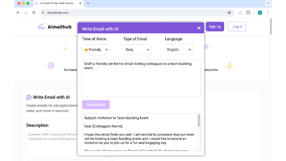 Aimailhub - Chrome Extension