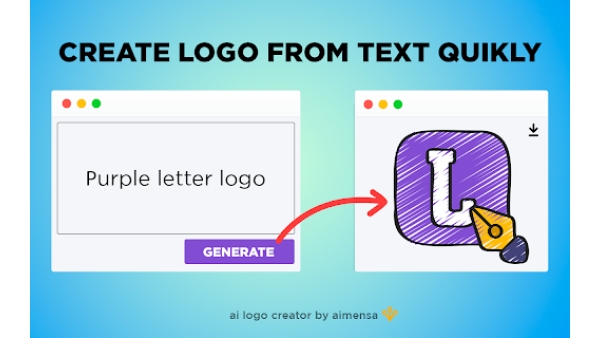aimensa AI Logo Creator - Chrome Extension