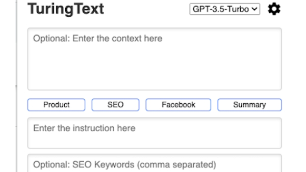 AI-powered content creation - Chrome Extension