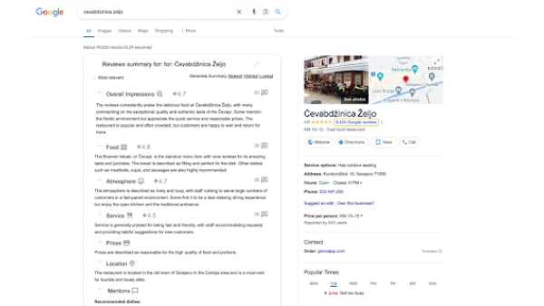 AI-Powered Google Reviews Summarizer - Chrome Extension