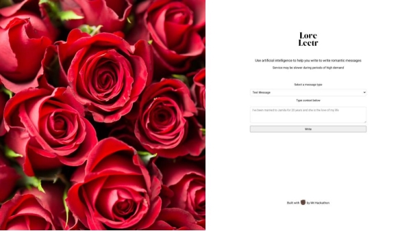 AI-Powered Message Writing Tool