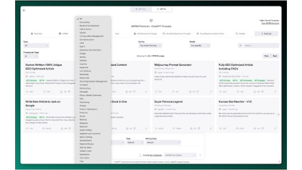 AIPRM for ChatGPT - Chrome Extension