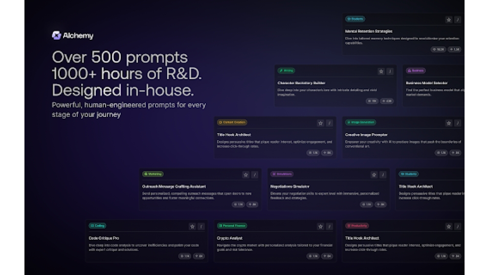 Alchemy for ChatGPT - Chrome Extension